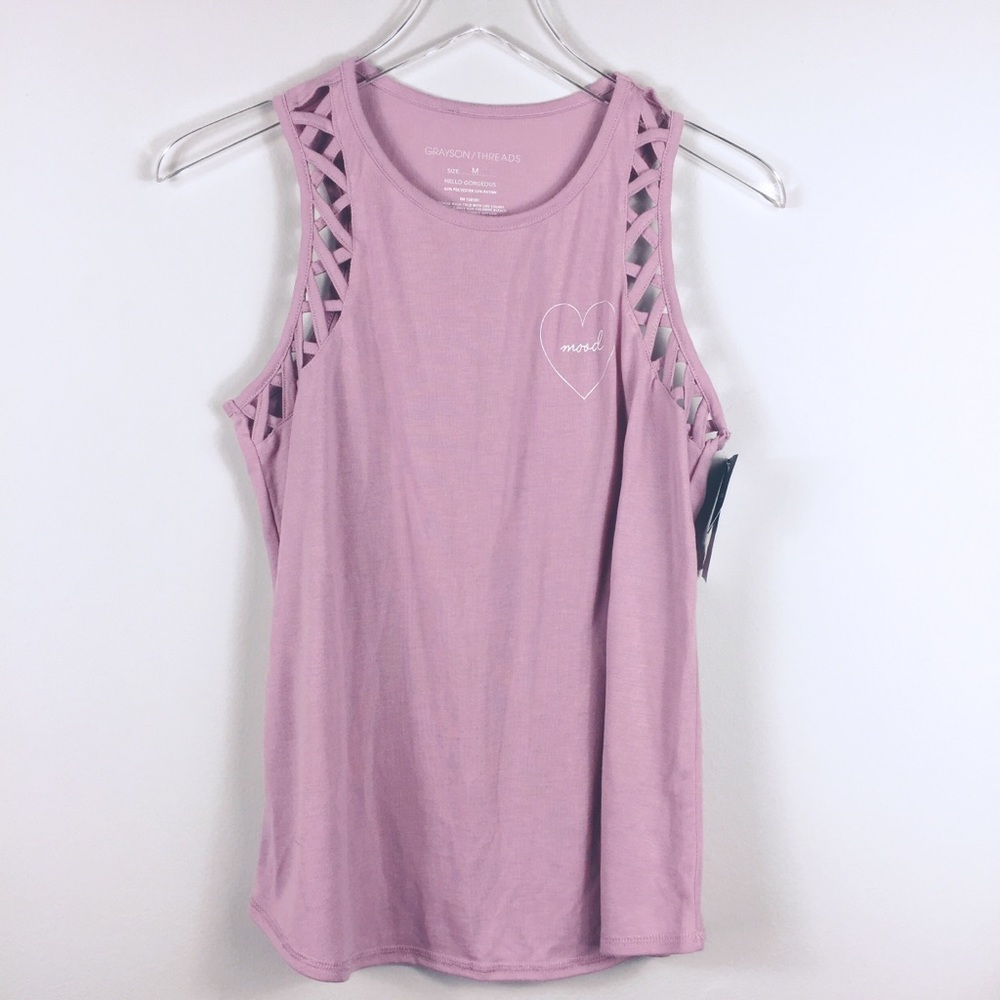 Grayson Threads NWT lattice tank.